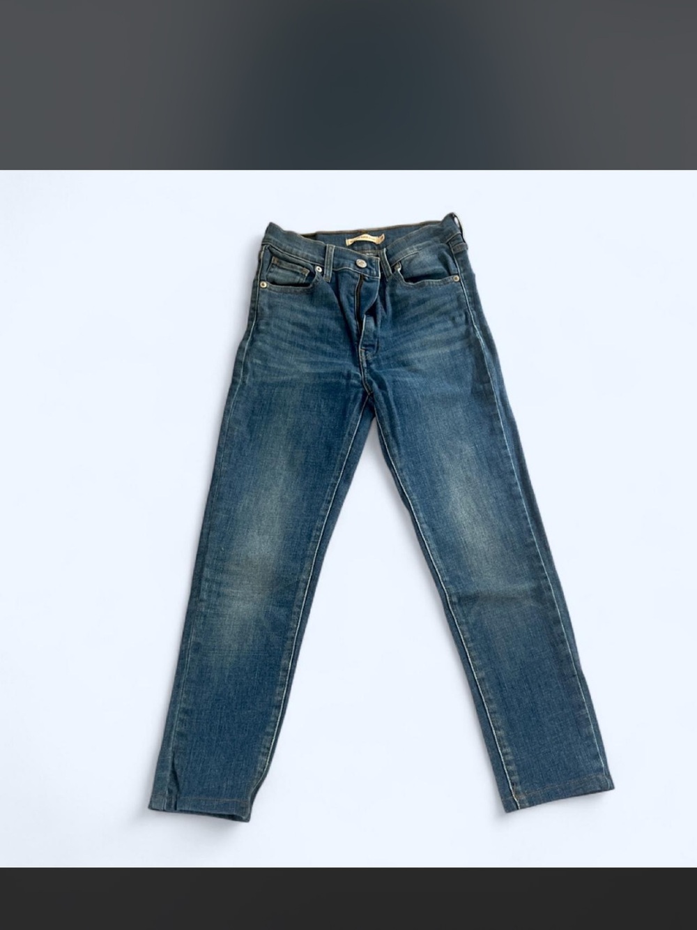 Levi's Blue Women's Ankle Jeans - Faded Indigo